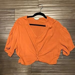 Orange Crop Top